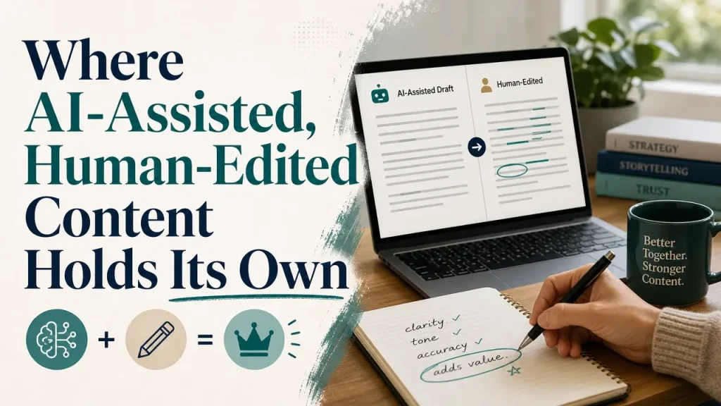 Where AI-Assisted, Human-Edited Content Holds Its Own